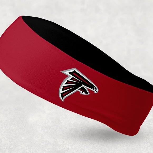 2 Pack - NEW - Reversible Atlanta Falcons Headband - Picture 1 of 2